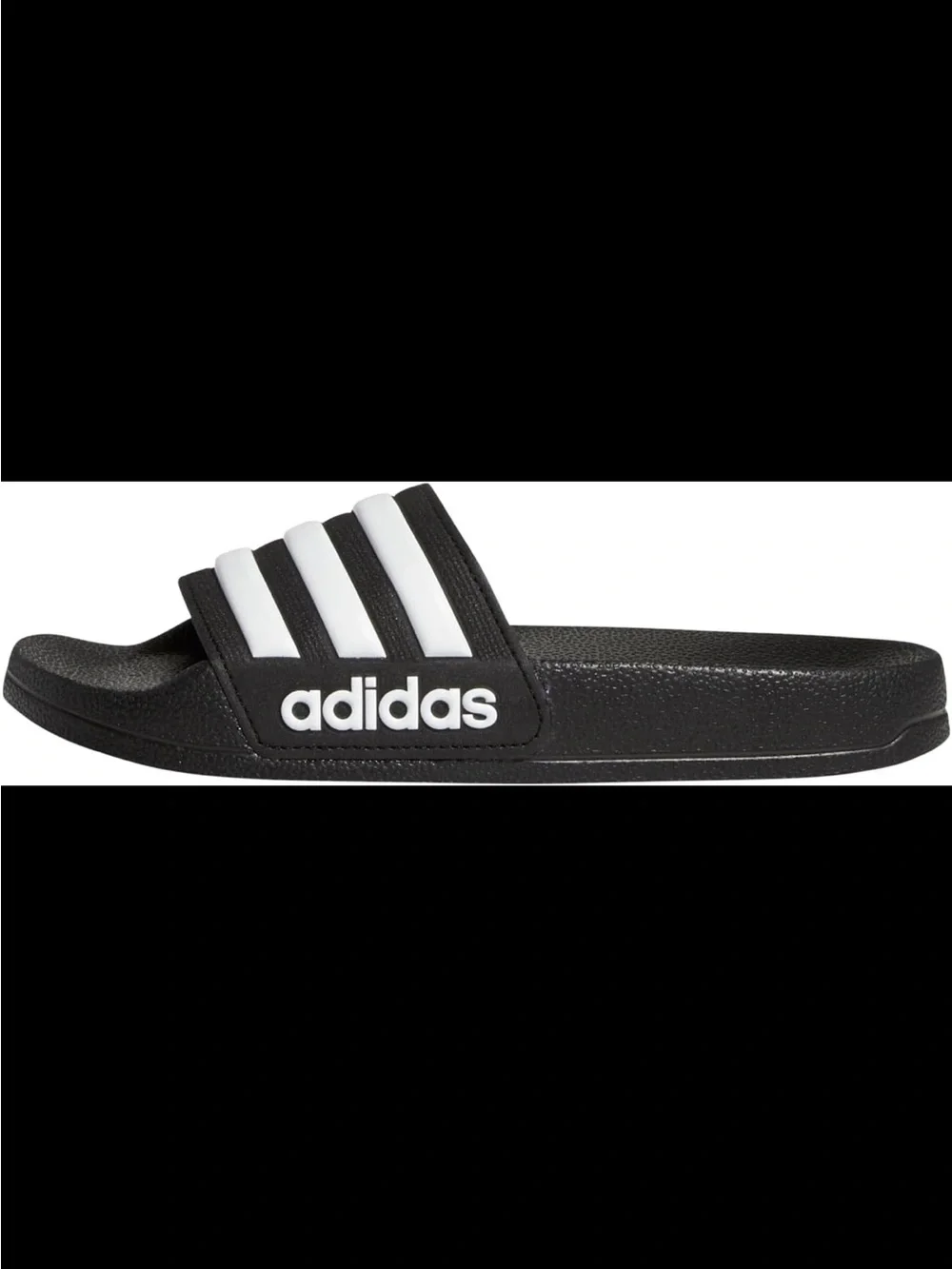 Boys Adidas Adilette Slides - Black